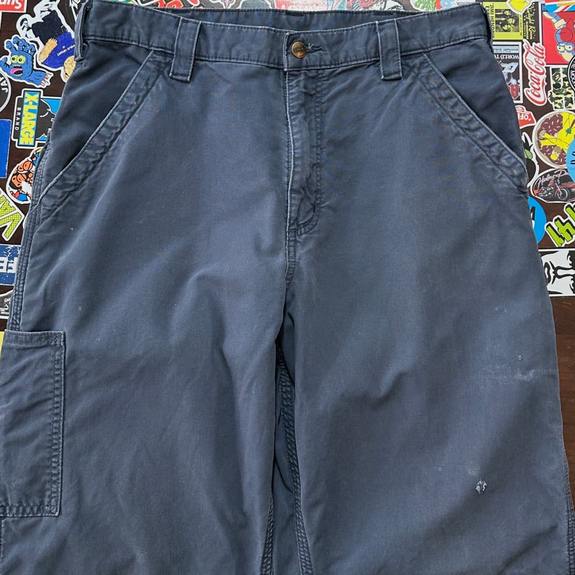 칼하트 카펜터 팬츠 B151-NVY 34 상품이미지5