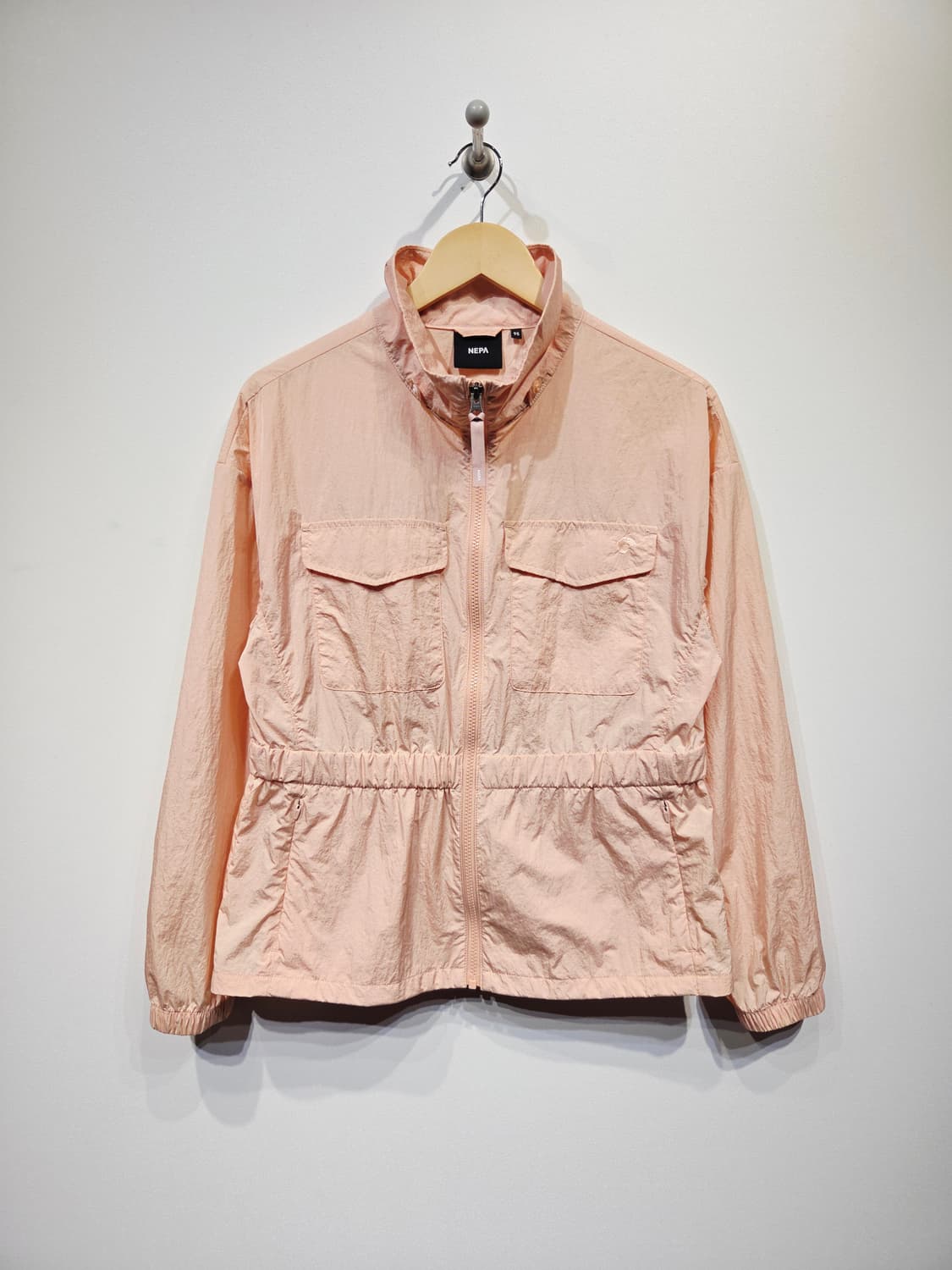 NEPA 네파 피치핑크 허리셔링 바람막이 자켓 상품이미지2