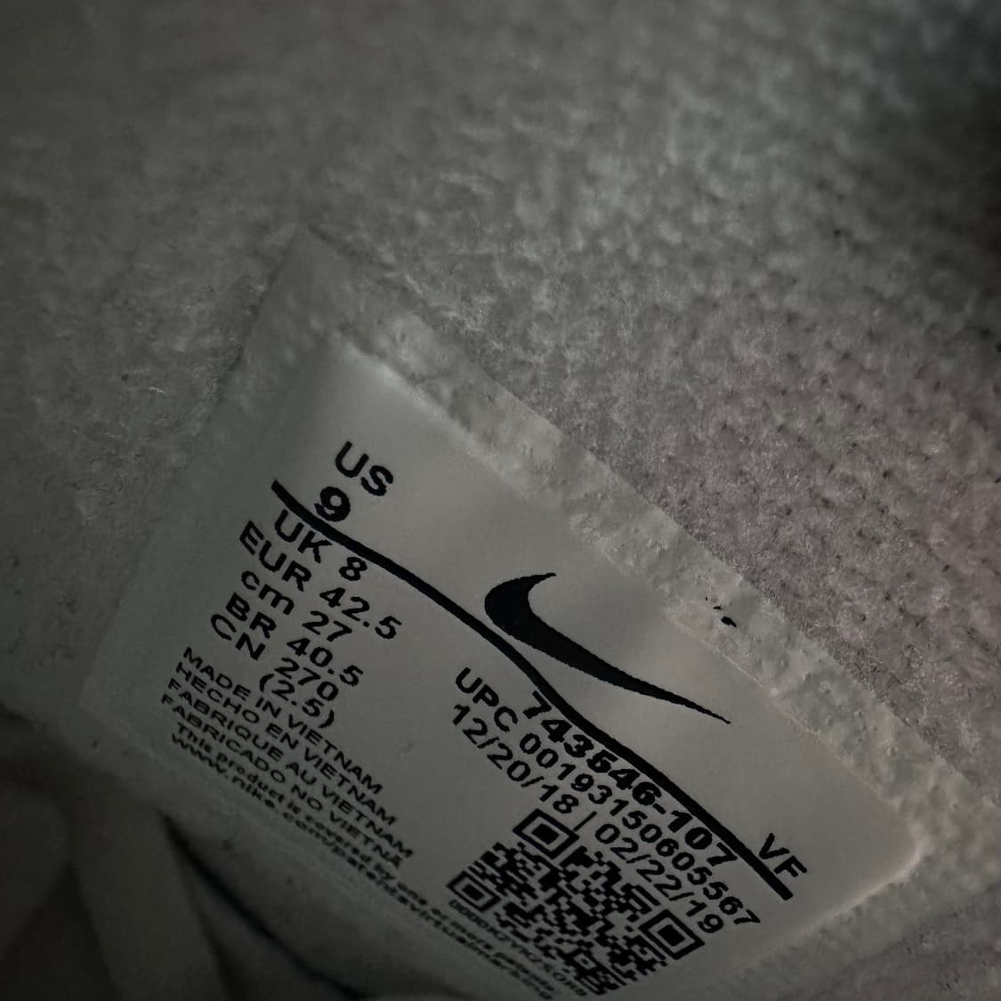 NIKE 나이키 에어포스1 하이 레트로 흰색 270 상품이미지8