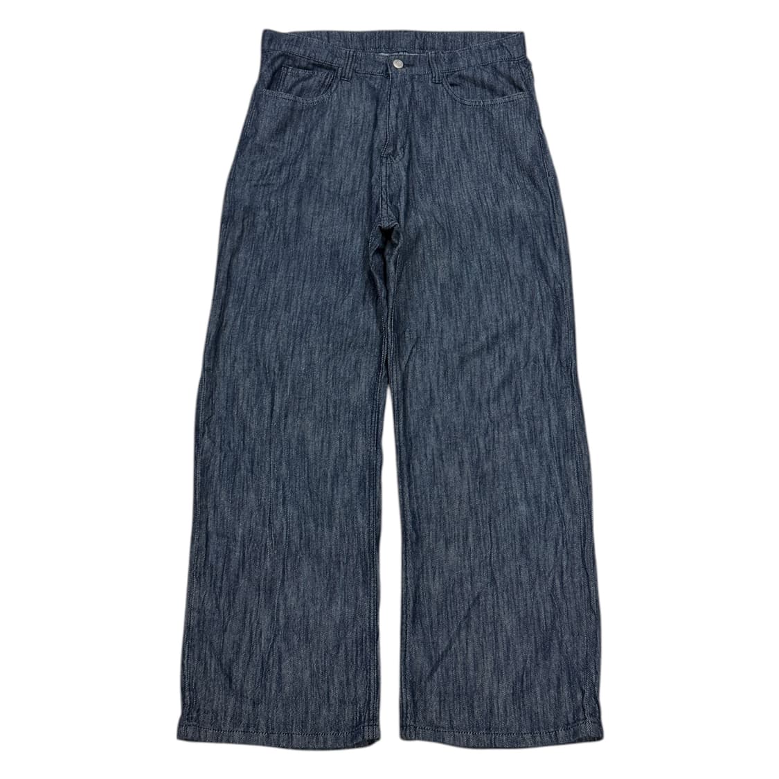COOR 쿠어 크링클 와이드 데님팬츠 바지 L 상품이미지1