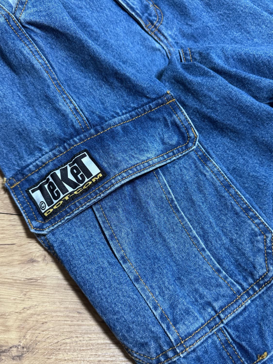 [M]Teket 테켓 위켄드 카고 데님 팬츠 상품이미지3