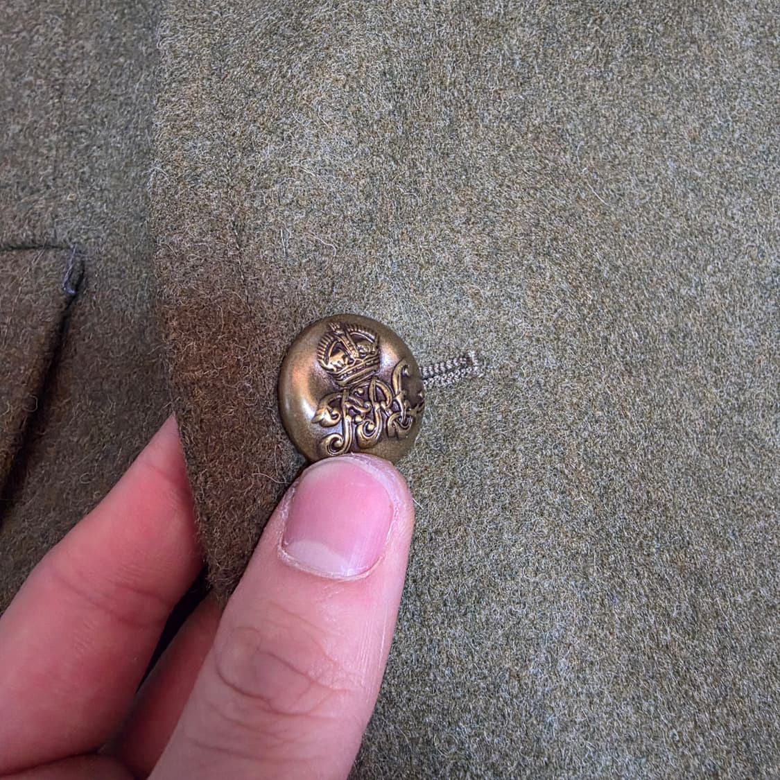 폴로 이태리메이드 그레이트 오피서코트 카키 42R 상품이미지10