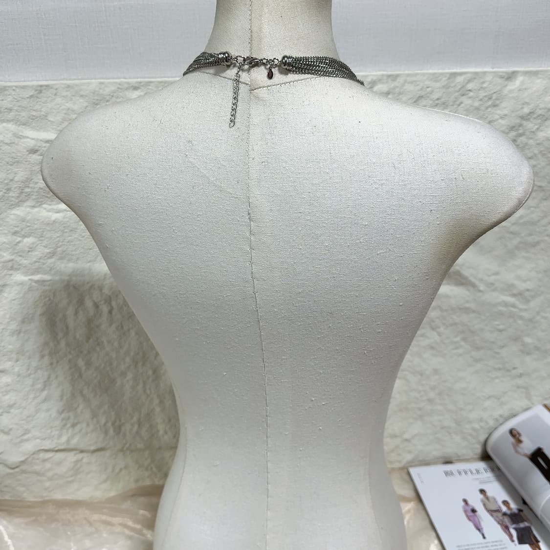 빈티지  고딕 쿠바체인 레이어드 목걸이 상품이미지3