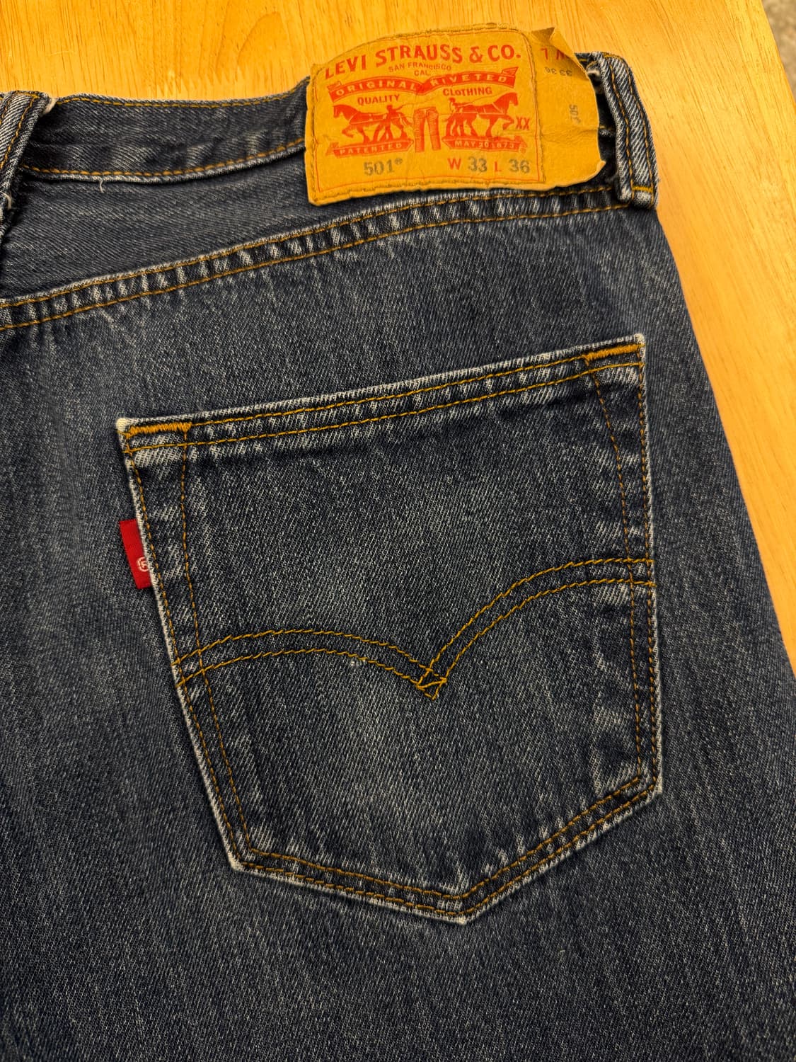 리바이스 501 블랭크탭 데님 팬츠 상품이미지3