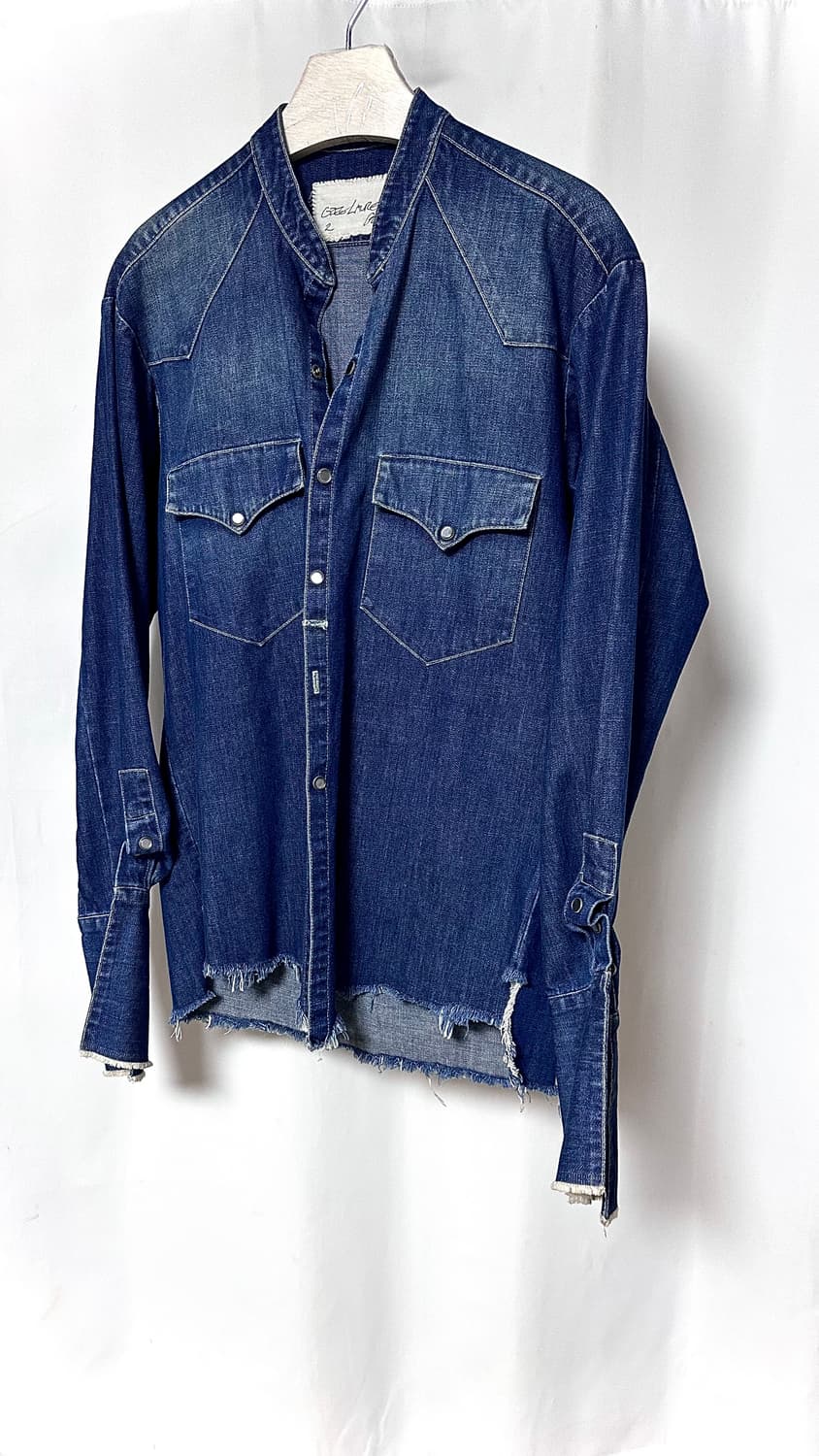 Greg Lauren “Spliced Denim 워시드컷팅 셔츠 상품이미지1