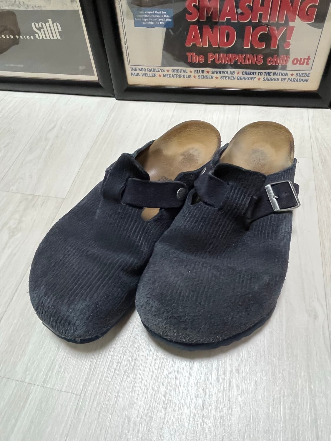 버켄스탁 보스턴 코듀로이 네이비 상품이미지1