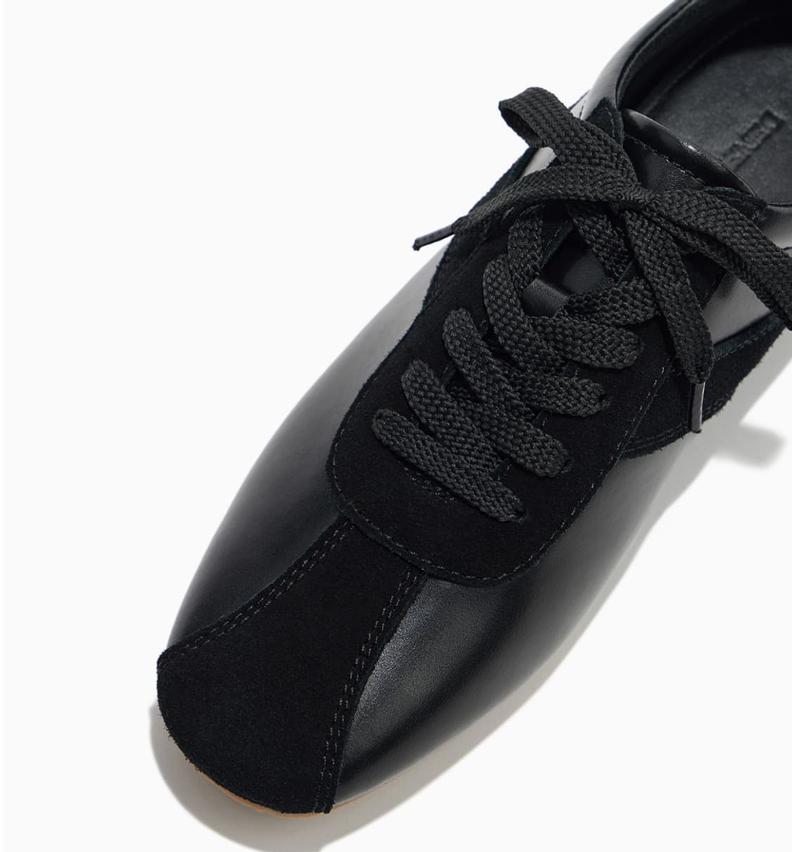 280 새제품) 다이닛 블랙 레더 스니커즈 구두 단화 남자 소가죽 신발 상품이미지5