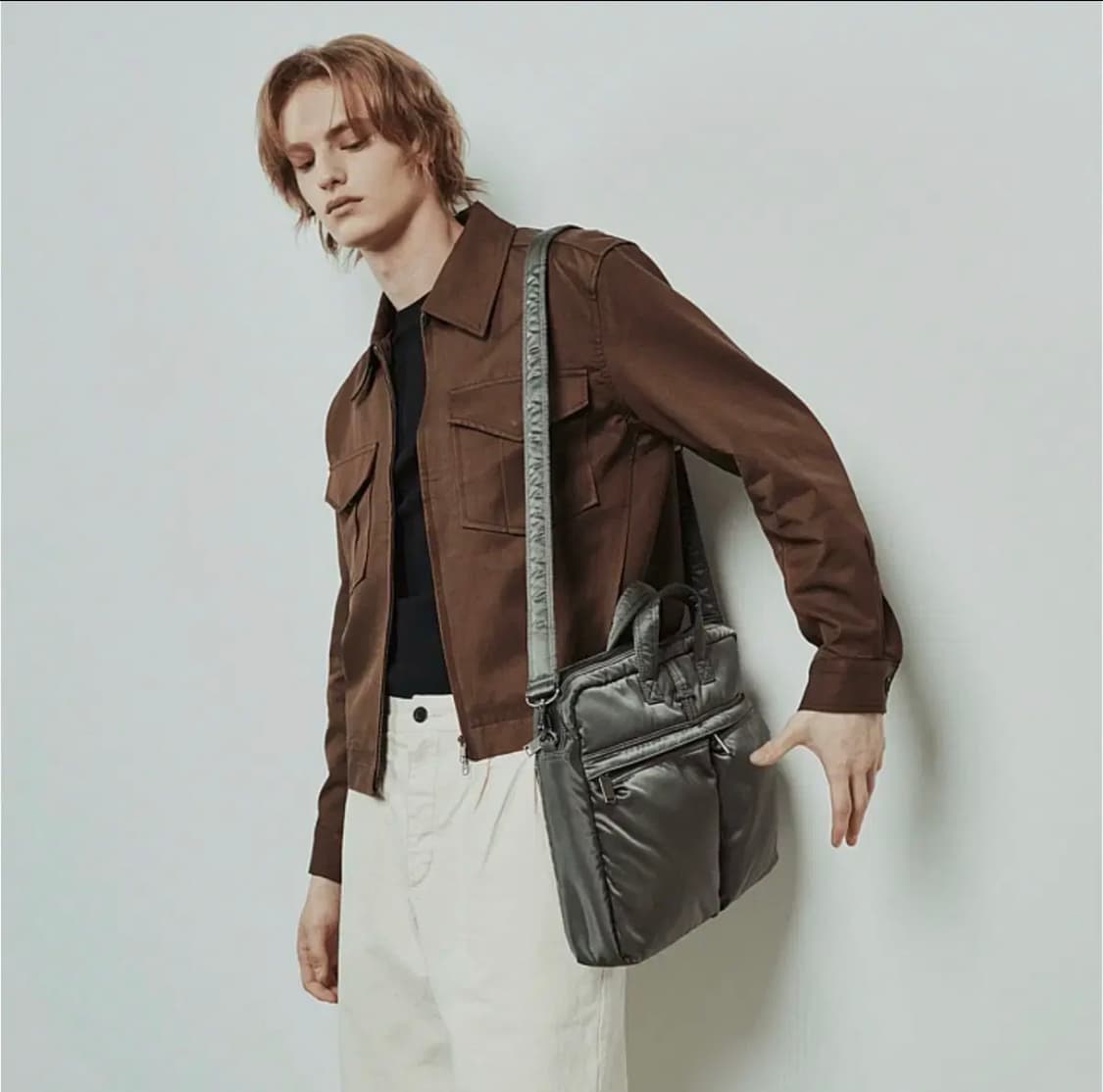 [새제품] 루이까또즈 26년 신상 뉴 헤리티지 나일론 브리프케이스 상품이미지6