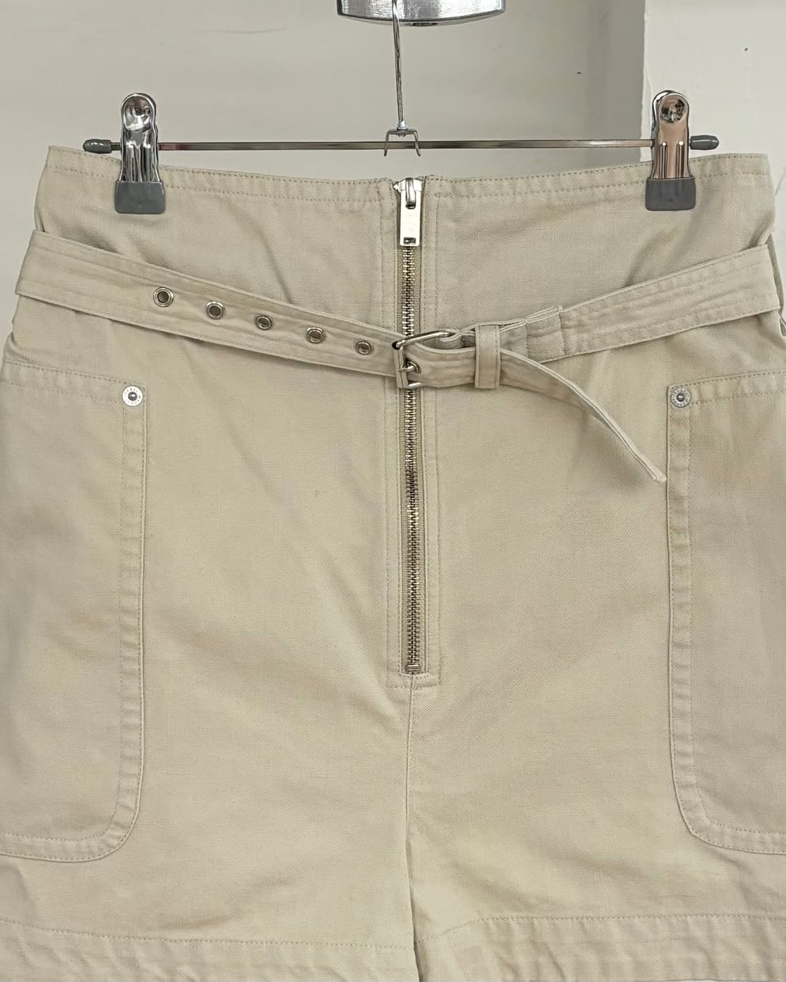 이자벨 마랑 아이보리 에뚜왈 파라나 벨티드 쇼츠 상품이미지2