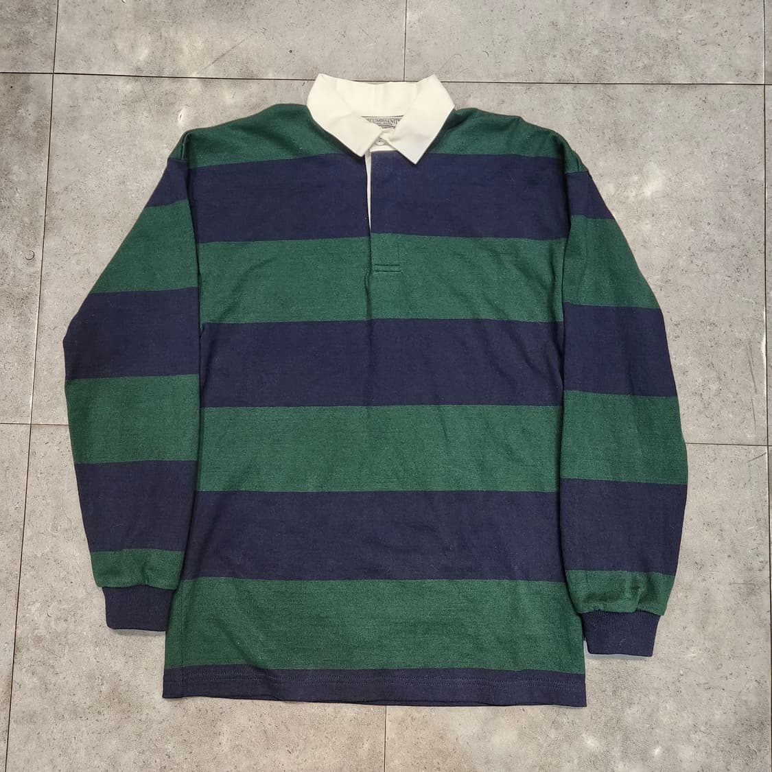 Columbia Knit Rugby Gear 스트라이프 럭비 티 USA  상품이미지1