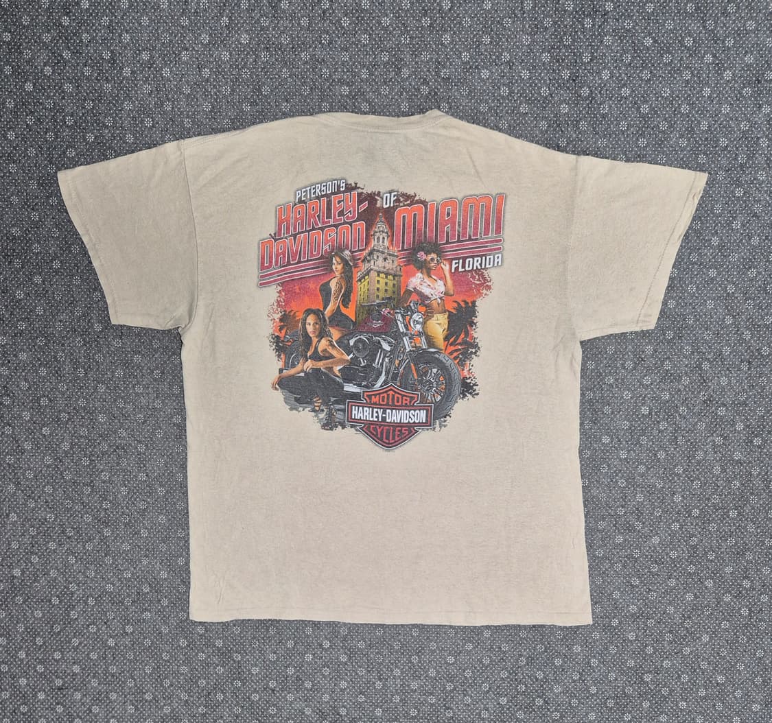 [L]할리데이비슨 마이애미 티셔츠 -358 상품이미지1