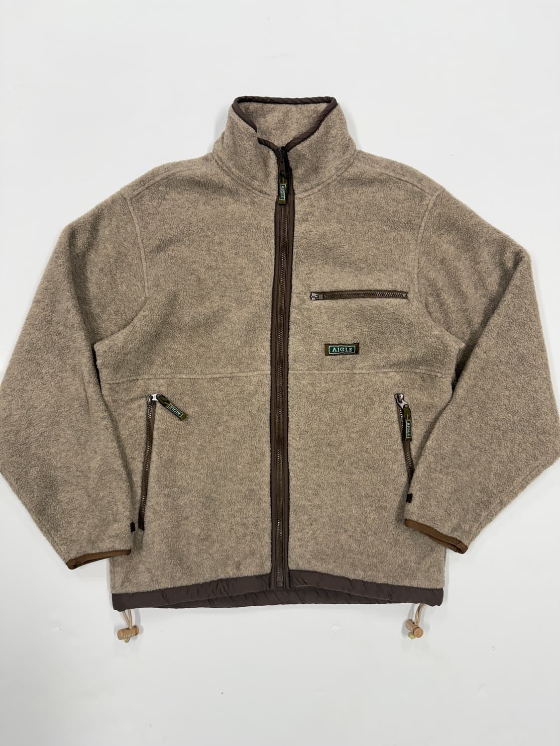 AIGLE 에이글 빈티지 하이넥 플리스 자켓 상품이미지1