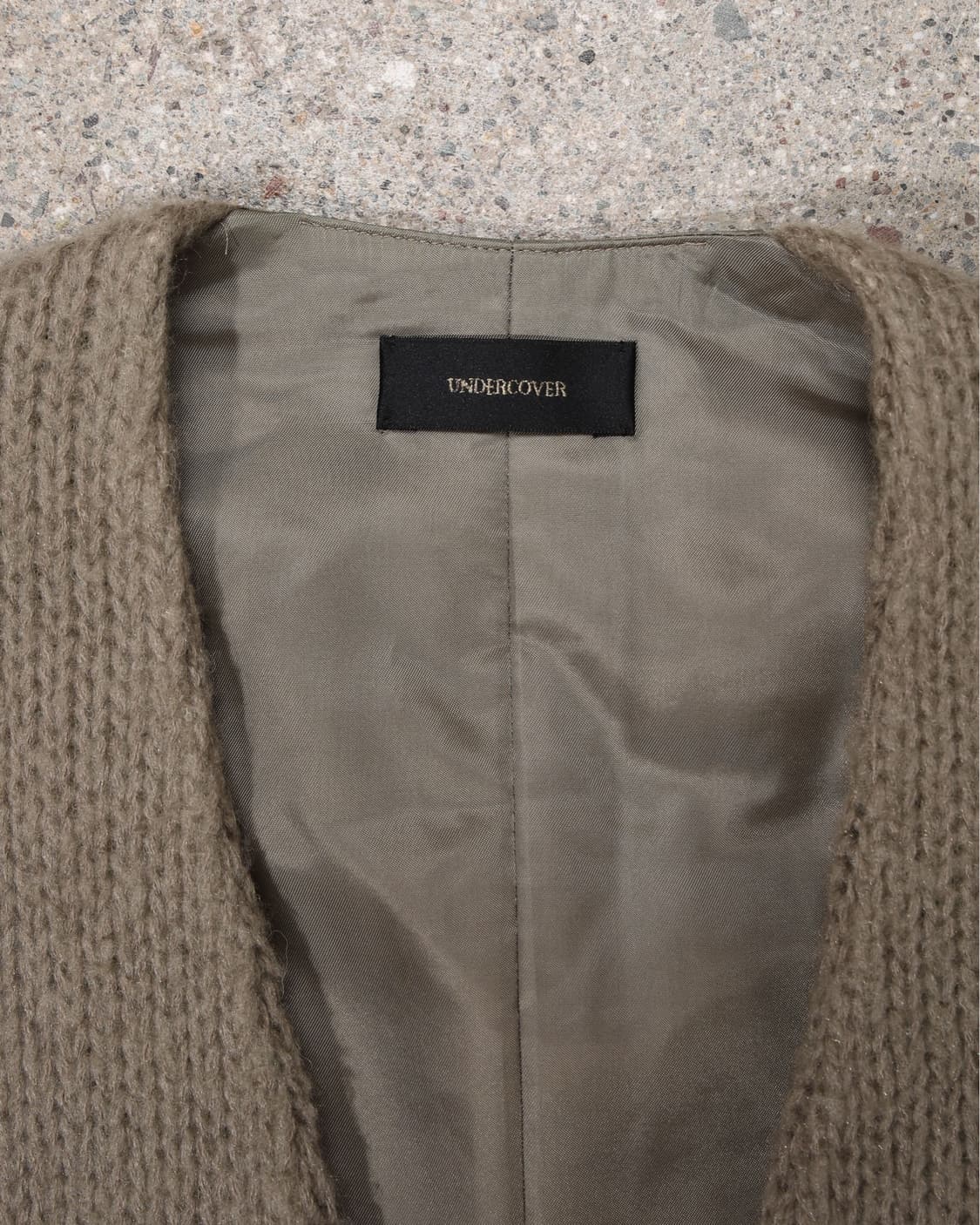 UNDERCOVER AW05 Rabbit Lining Knit Vest 상품이미지5