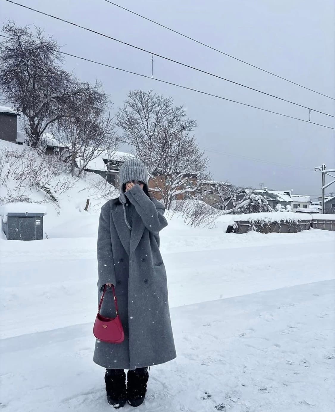 카리나 코트) 더오유 WOOL OVERSIZE LONG COAT 상품이미지2