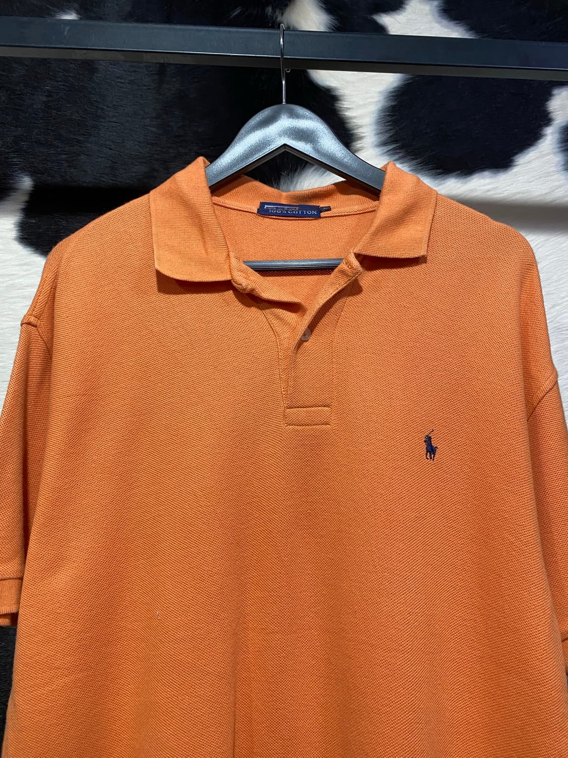 Polo Ralph Lauren 네이비 포니 오렌지 반팔 티셔츠 상품이미지2