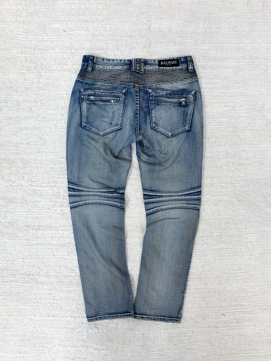 BALMAIN Light Blue Biker Jeans 상품이미지4