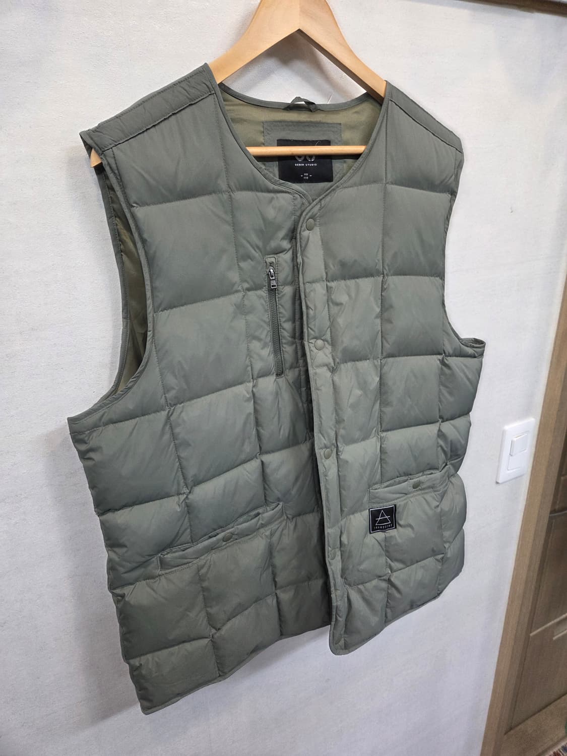 Gu 지유 사각 퀄팅 패딩 조끼 110 상품이미지5