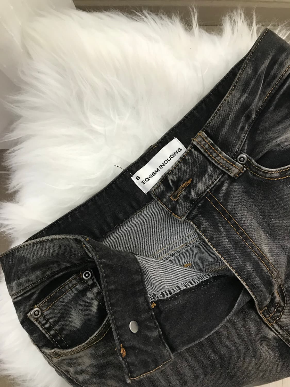 스키즘 인듀싱 boots cut jeans 상품이미지4