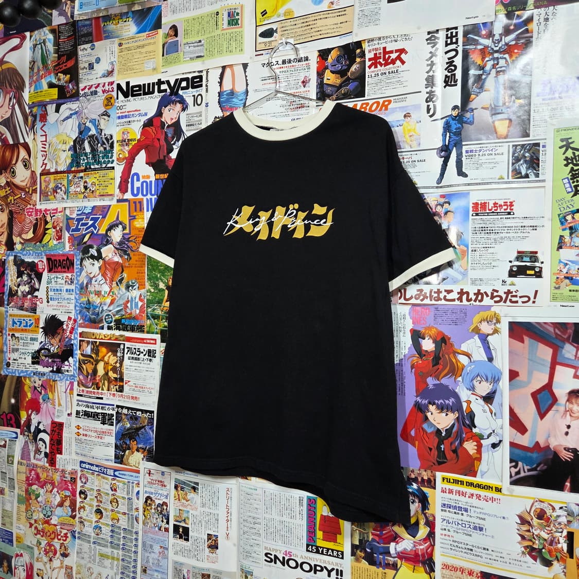 JPN 레터링 링거 반팔 상품이미지1