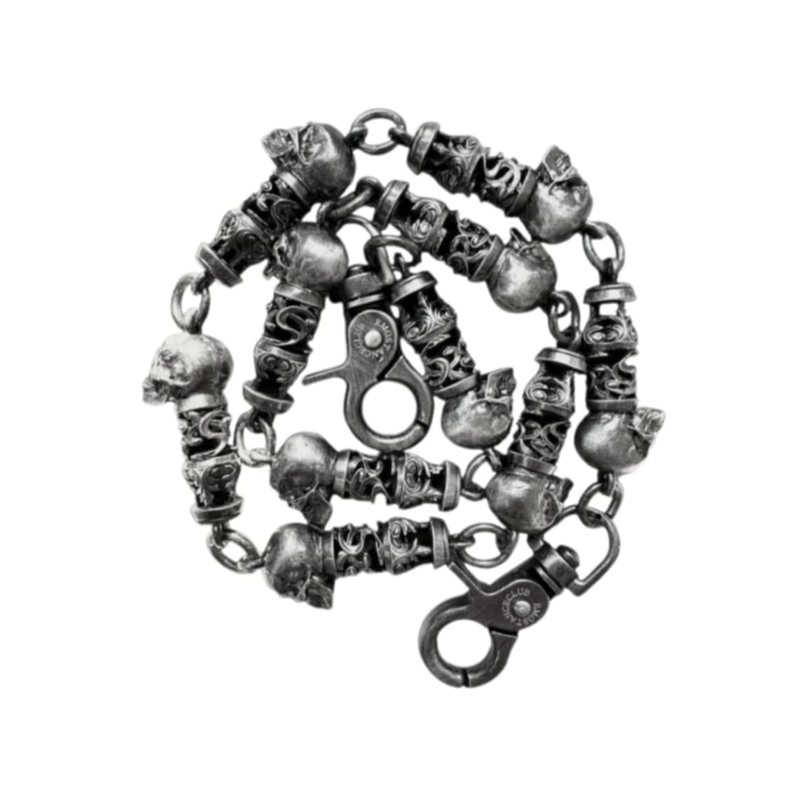 [OS] 에모스탠스클럽 브로큰 스컬 17링크 체인 상품이미지1