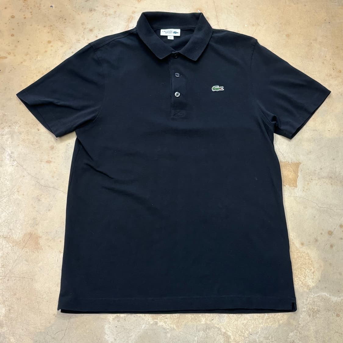 4(M) 라코스테 블랙 카라 반팔티 상품이미지2
