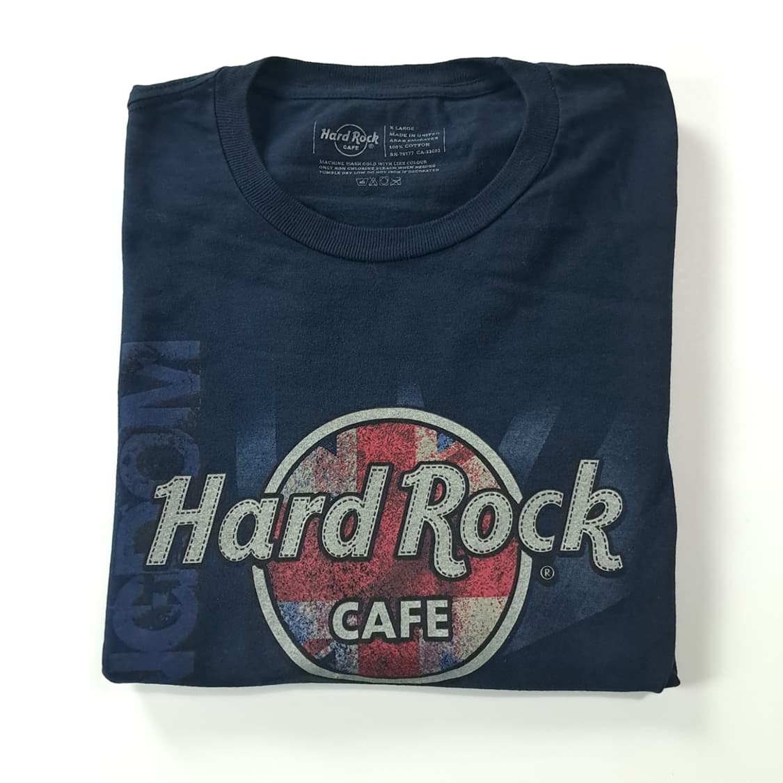 CK169 XL 하드락카페 런던 다크네이비 반팔 티셔츠 상품이미지6