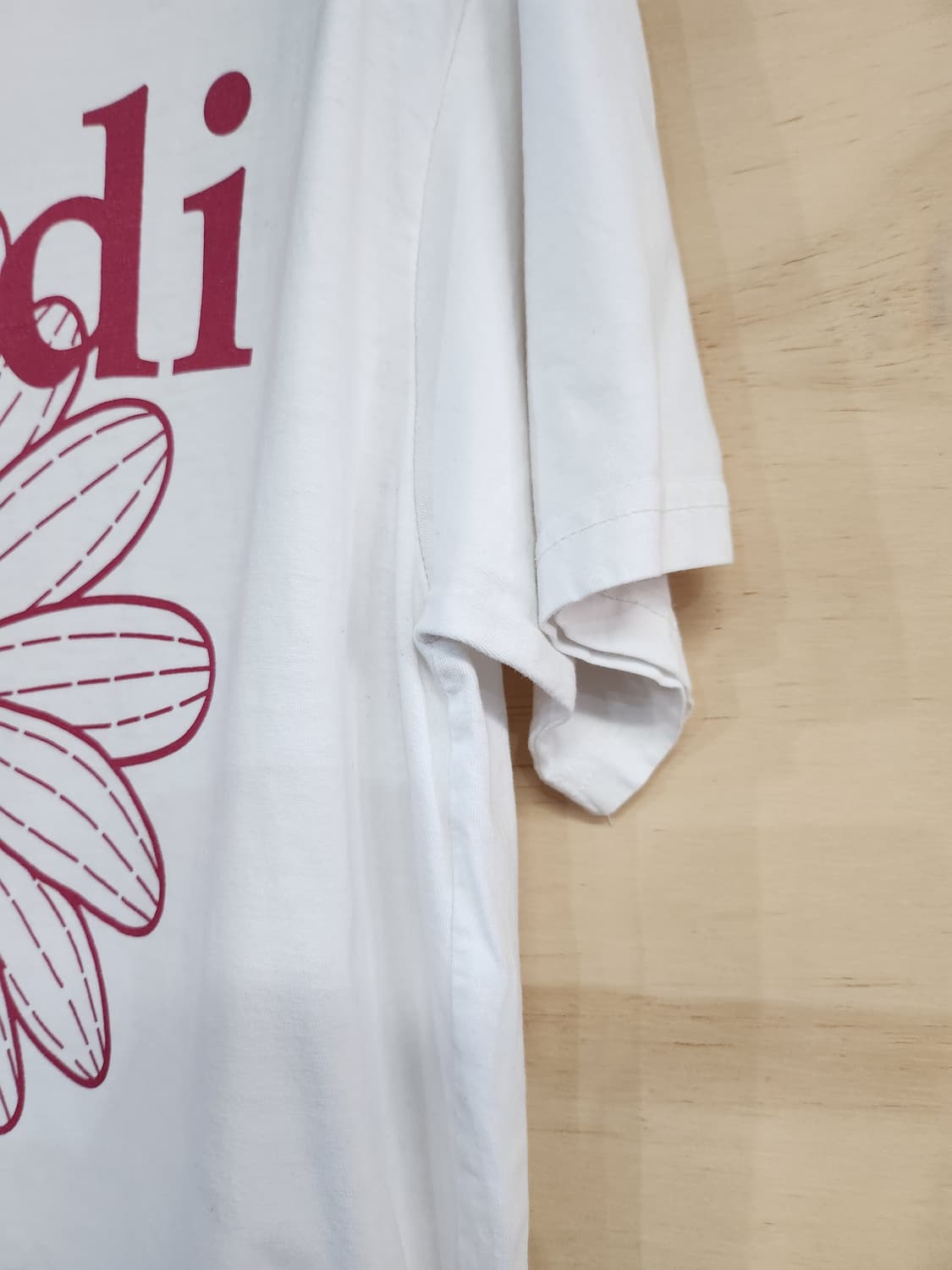 4620 마르디 메크르디 플라워 반팔 티셔츠 상품이미지3