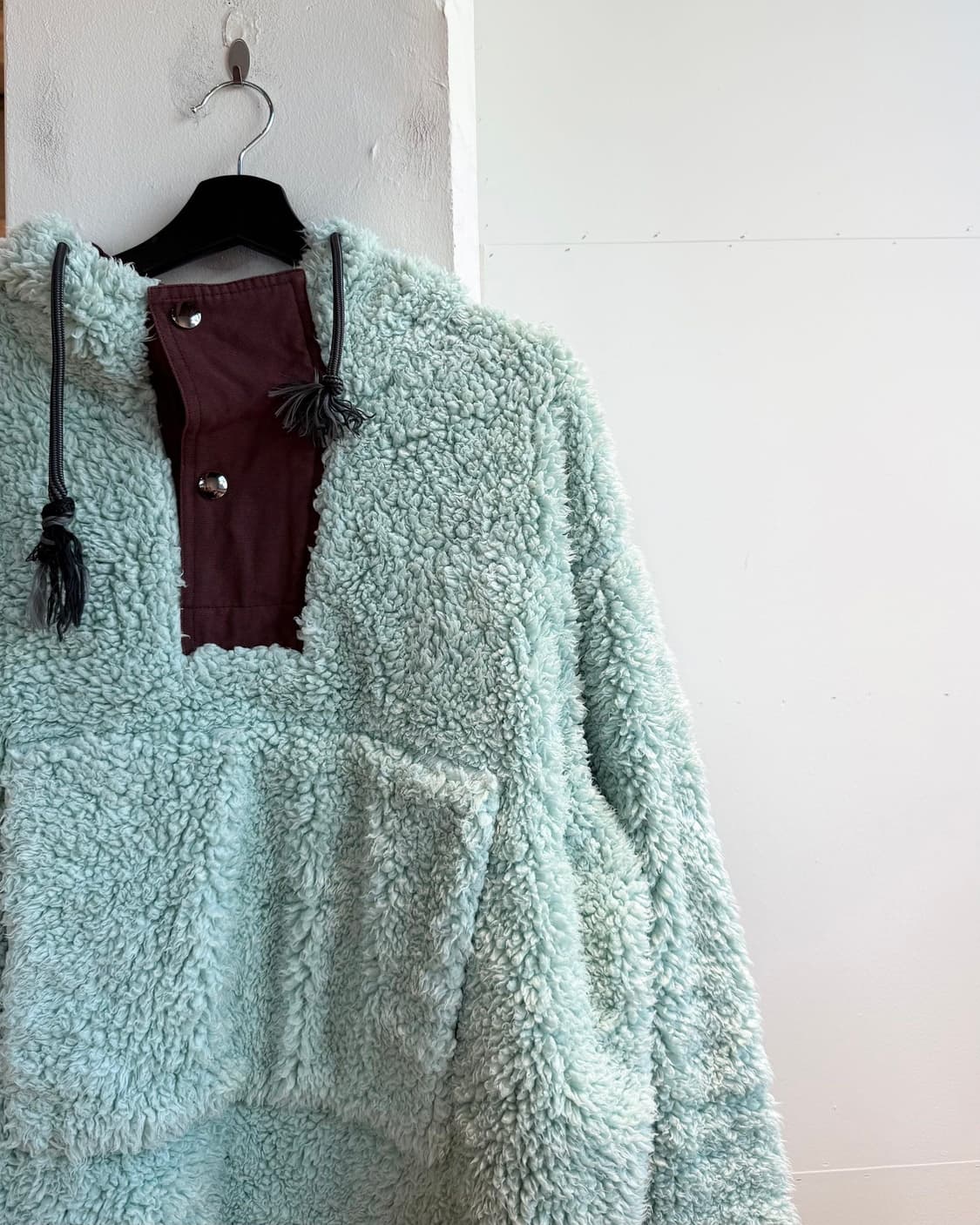 아크네 스튜디오 민트 풀오버 후디 플리스  상품이미지5