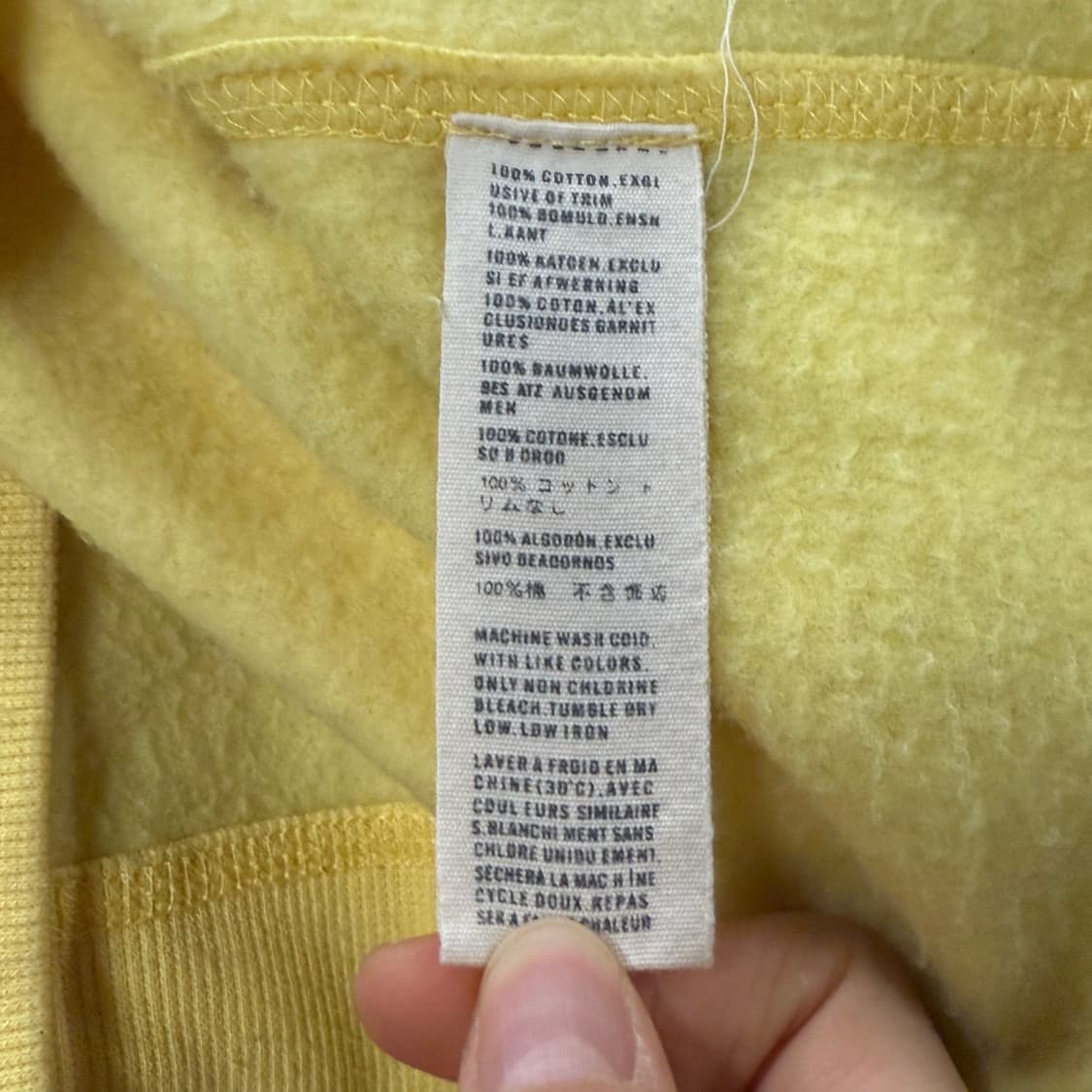 아베크롬비 옐로우 후드집업 상품이미지7