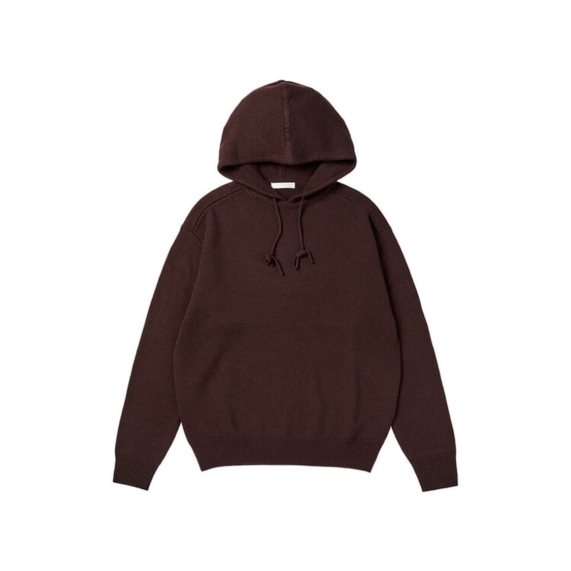 월스와일무브먼트 comfy knit hoodie 마룬 (1) 상품이미지1