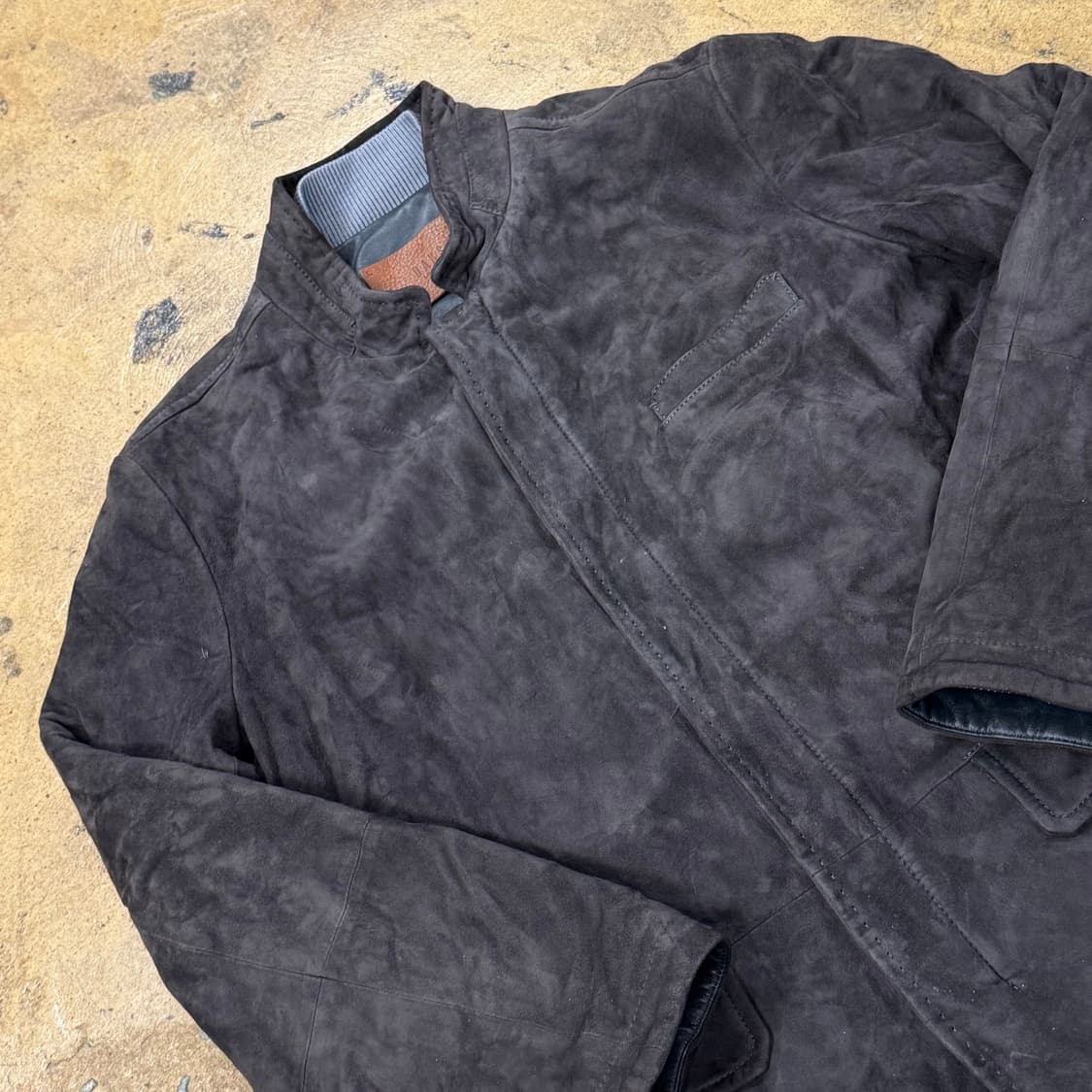 [정품] 닥스 런던 브라운 스웨이드 남성 자켓 b15 상품이미지1