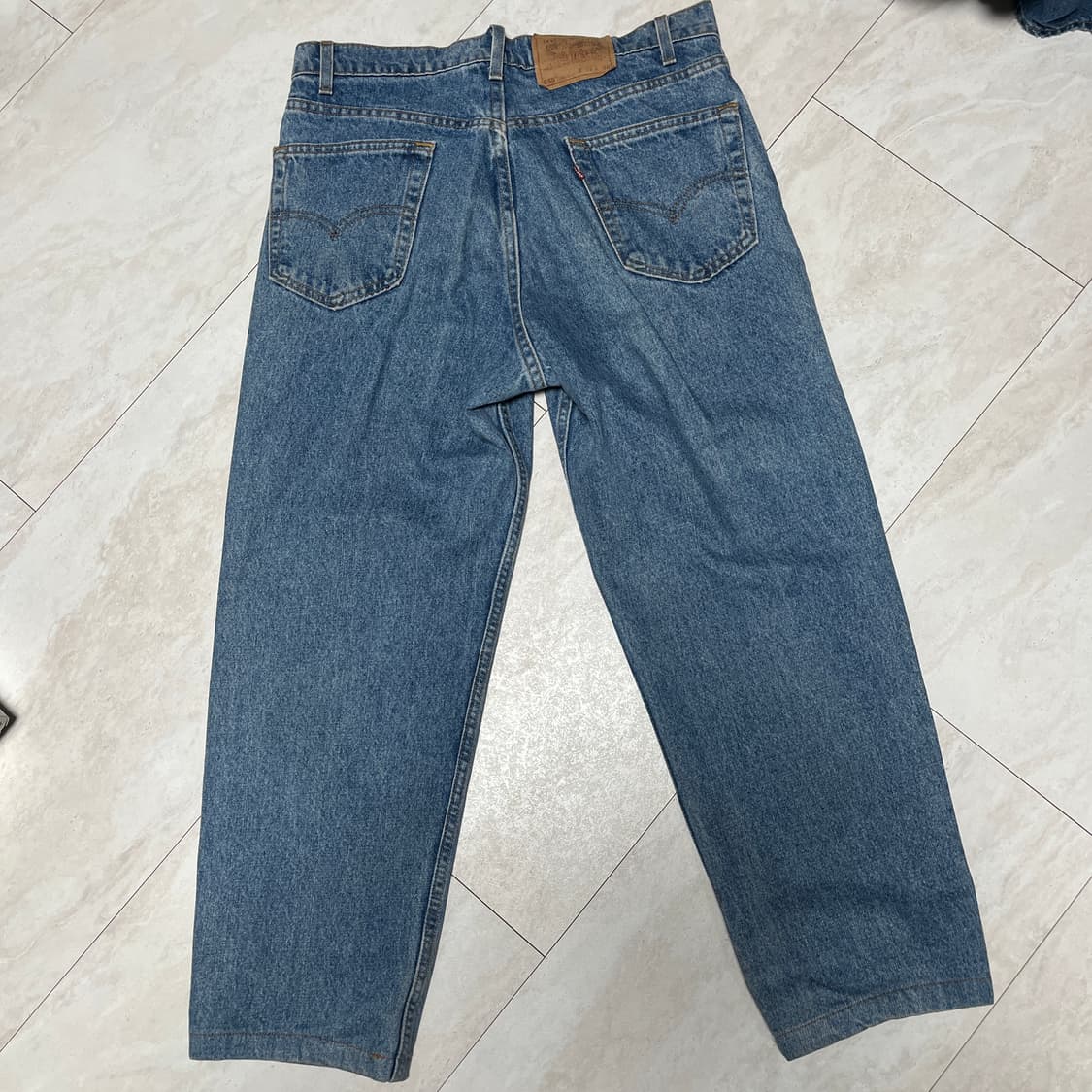 90s 리바이스 550 루즈핏 연청 36/30 상품이미지4
