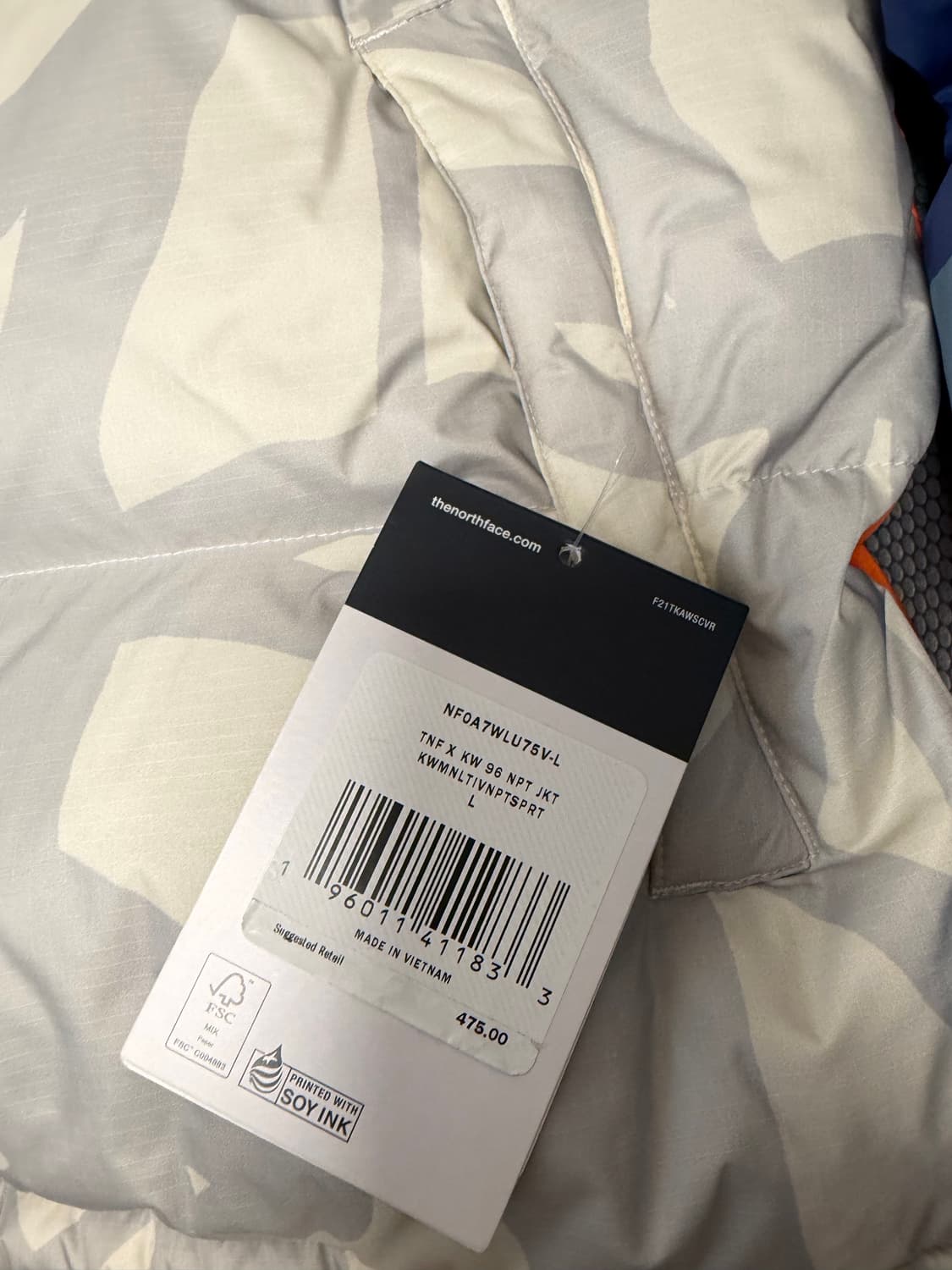 (L) 노스페이스 카우스 눕시 문라이트 아이보리 상품이미지3