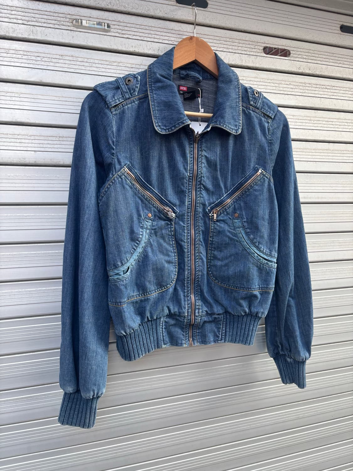 Diesel Y2K Patch Crop Denim Jacket 상품이미지3