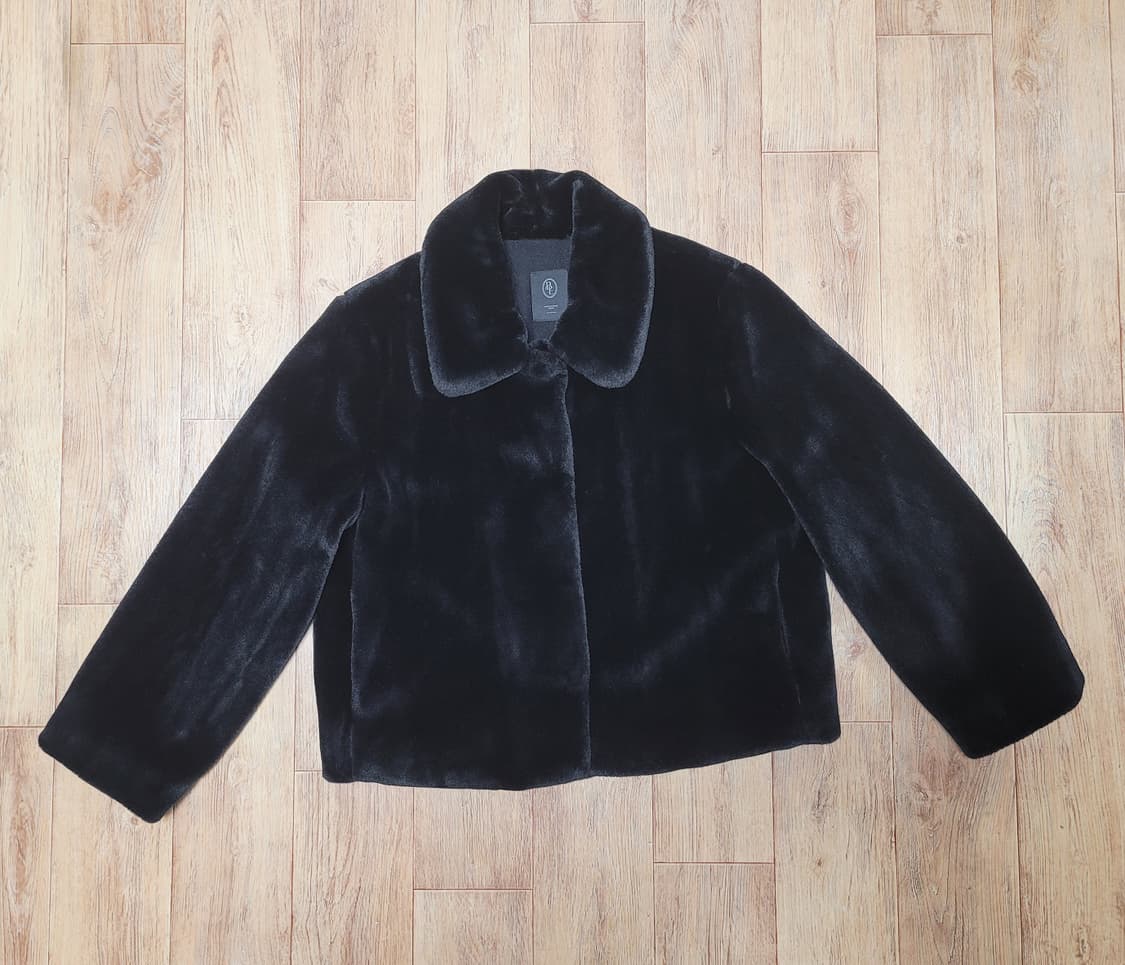 베니토(BENITO) 블랙 몬드 퍼자켓 프리사이즈 새상품 상품이미지1