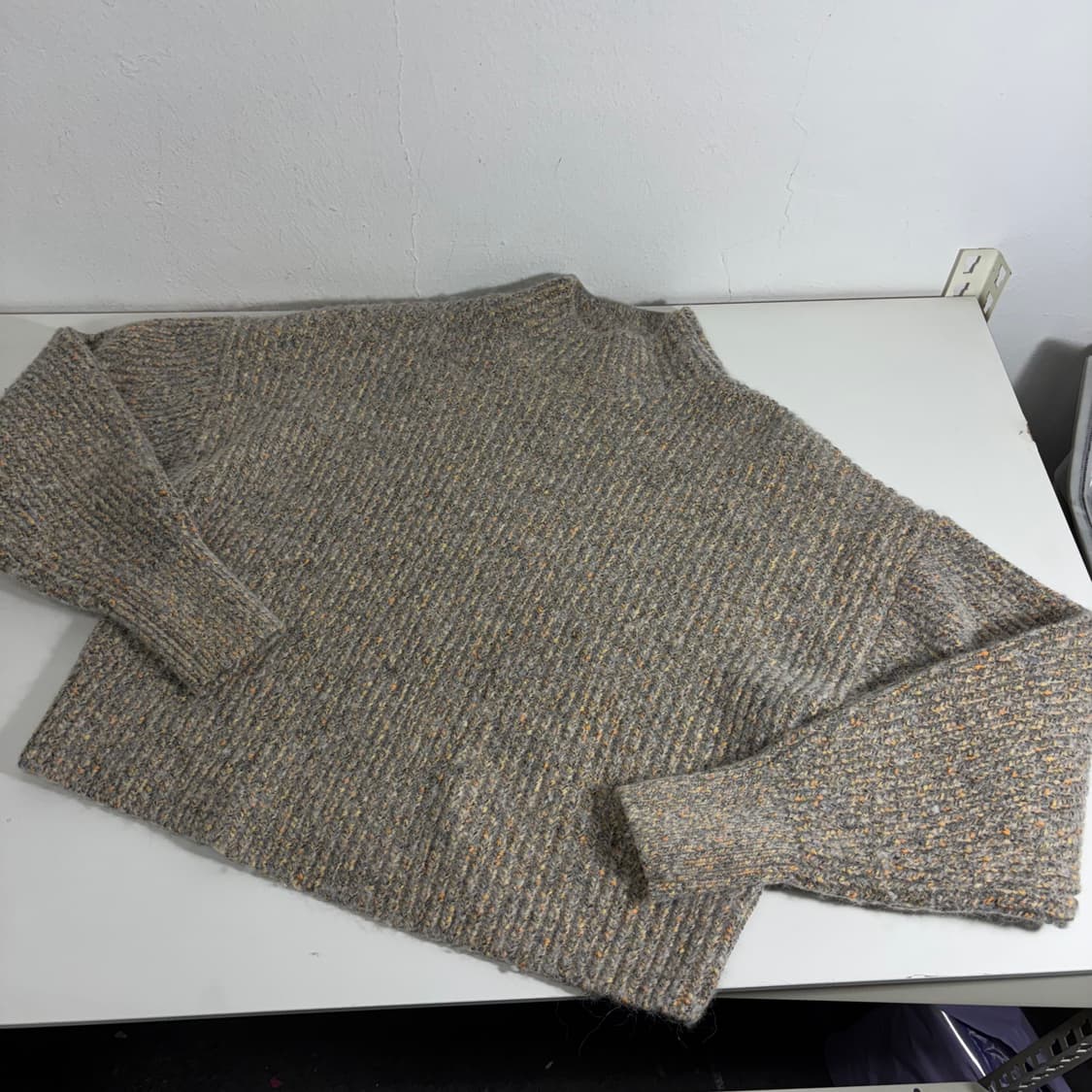 우먼M 코스 COS 루즈오버핏 크루넥 알파카혼방 니트 상품이미지1