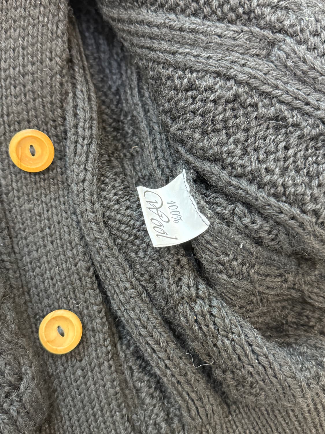 케리울른밀즈 피셔맨 카라 가디건 상품이미지5