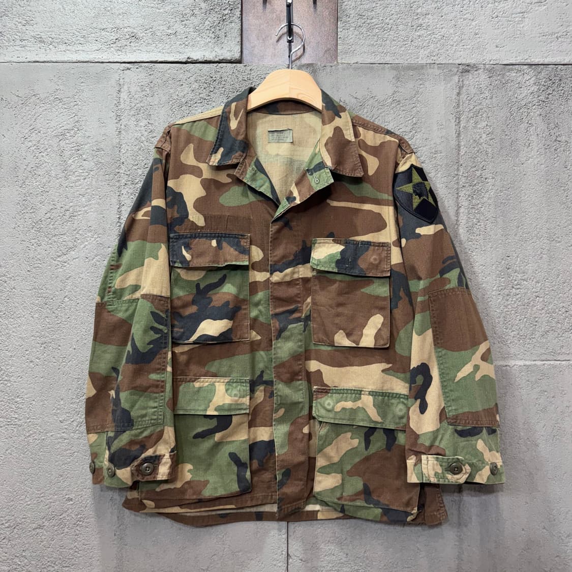 US Army 미군 우드랜드 카모 셔츠 (S) 상품이미지2