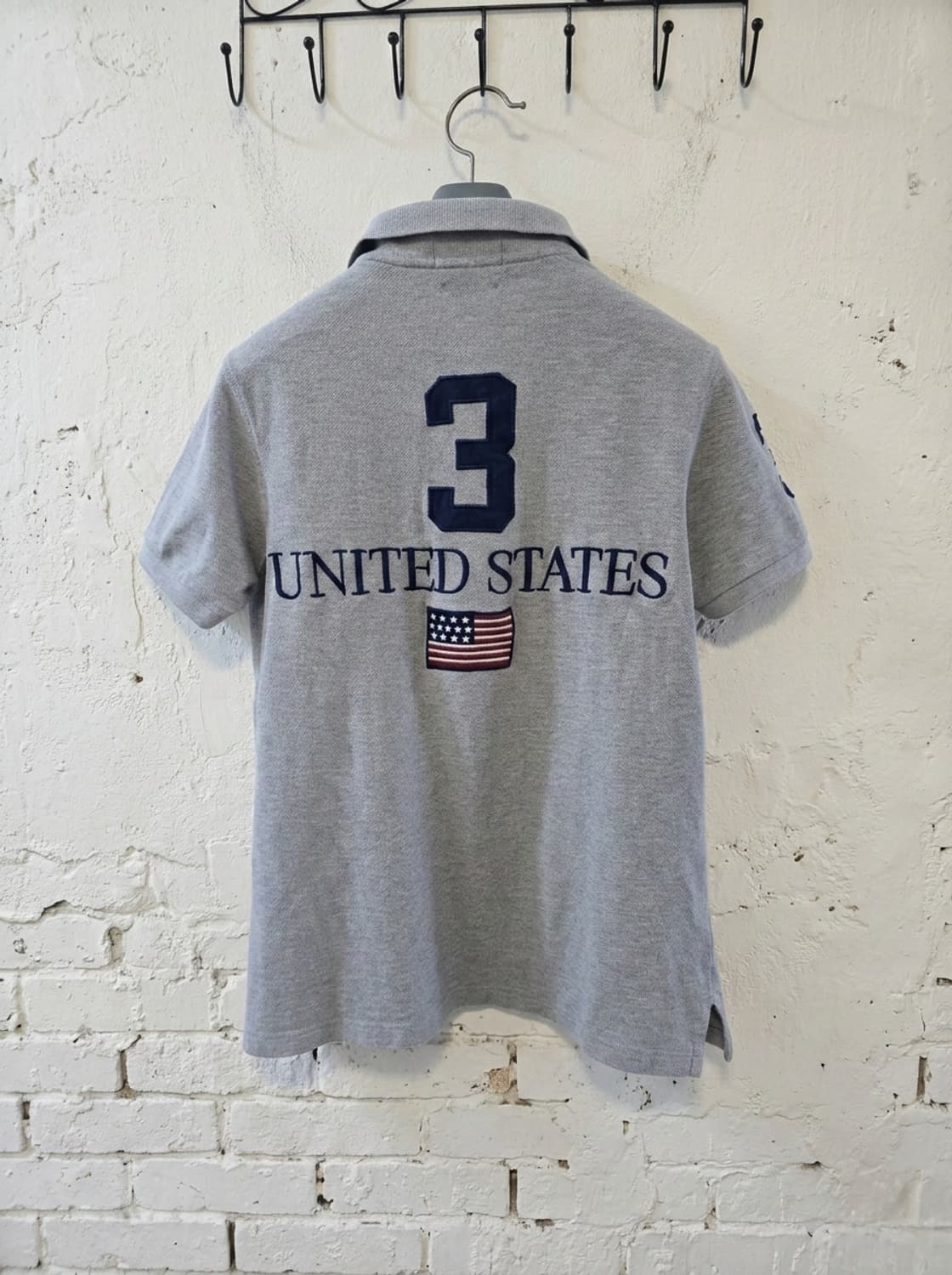 폴로 랄프로렌 성조기 빅포니 카라티 M 상품이미지2