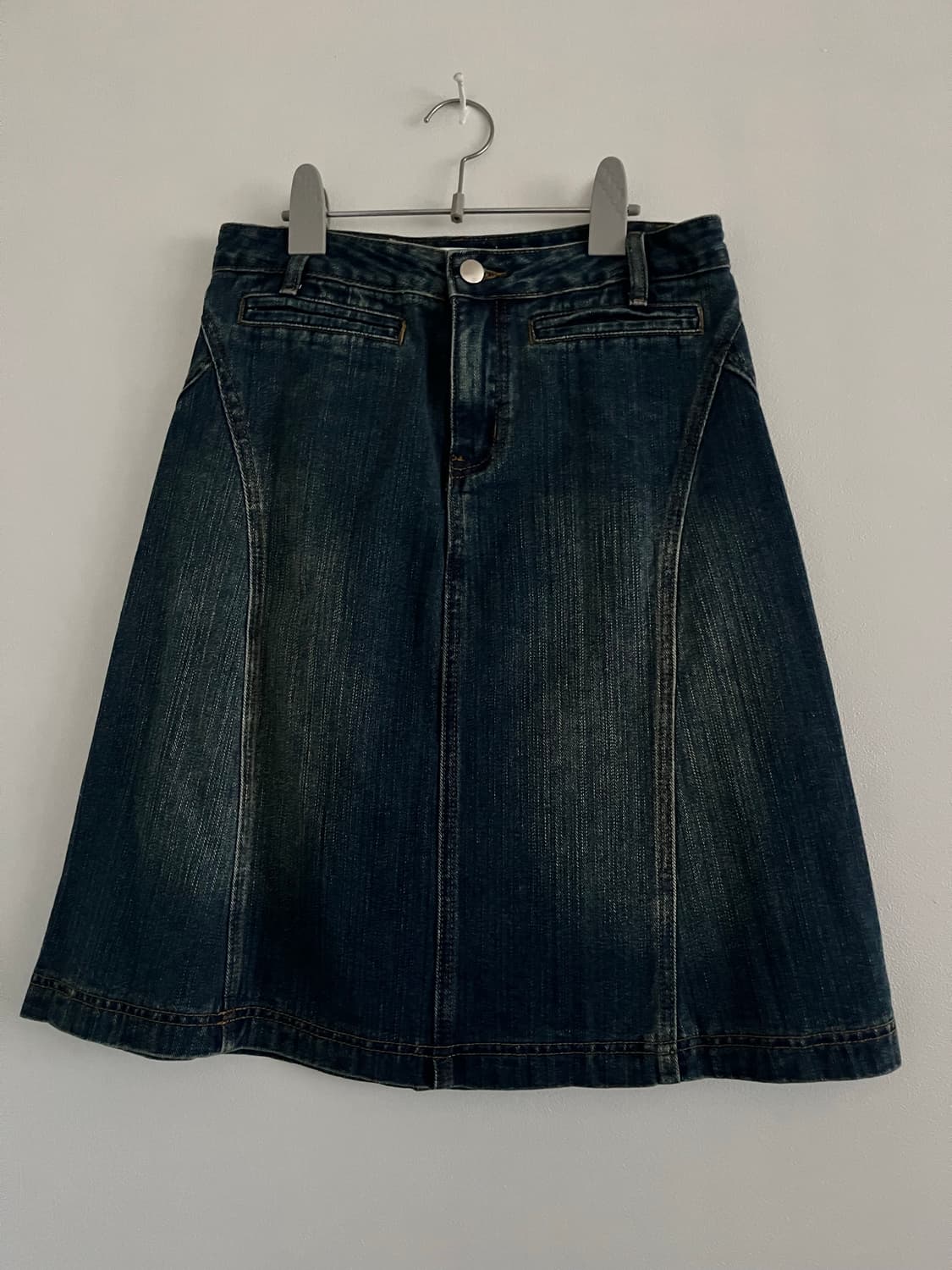 애프터먼데이 워싱 데님 스커트 상품이미지4