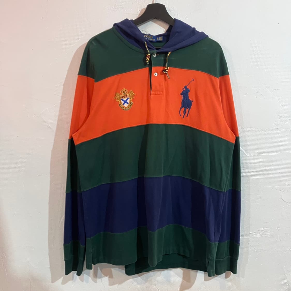폴로 랄프로렌 럭비 스트라이프 후드티 상품이미지2