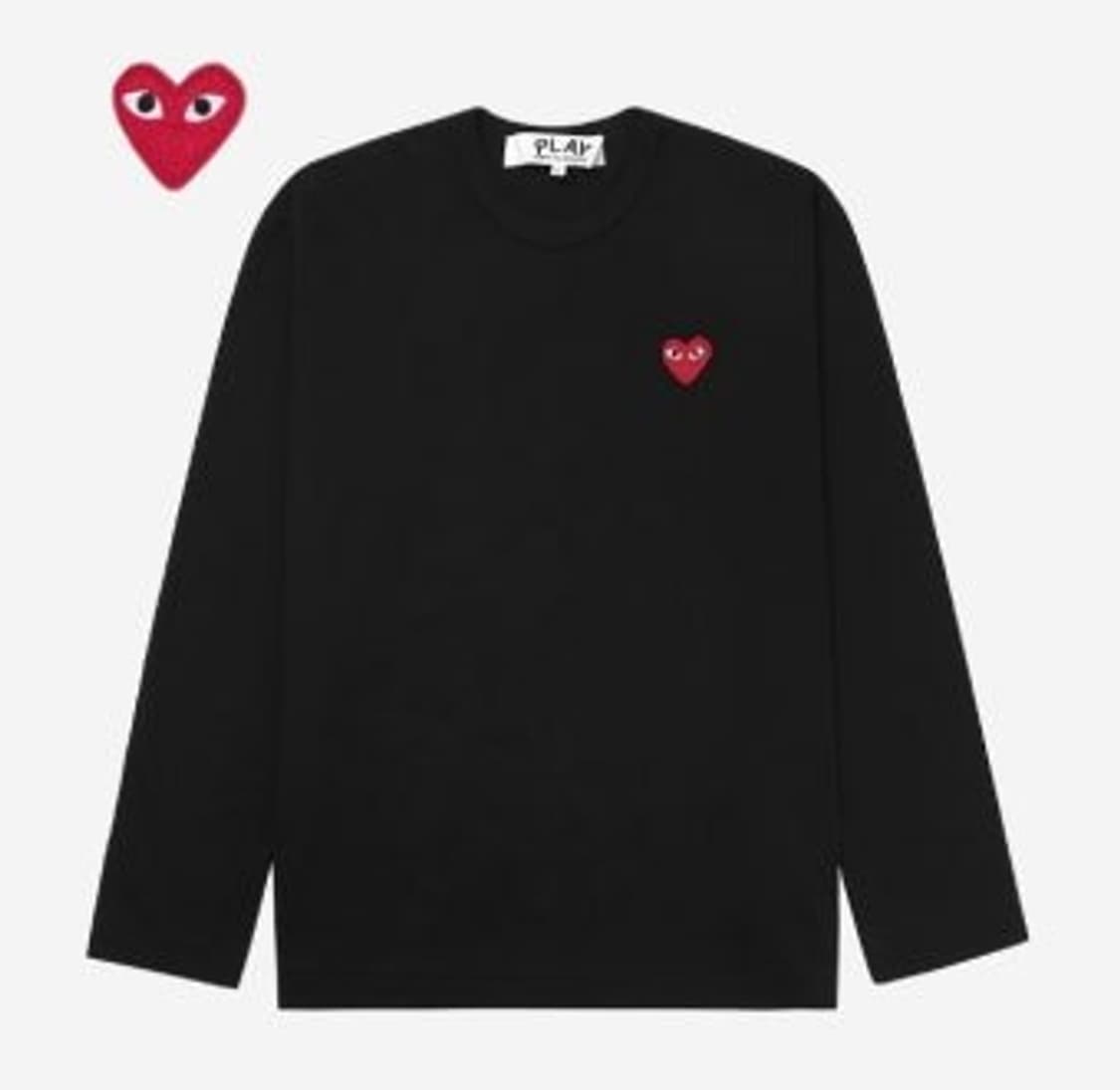 꼼데가르송 롱슬리브 블랙 L 새상품 상품이미지1