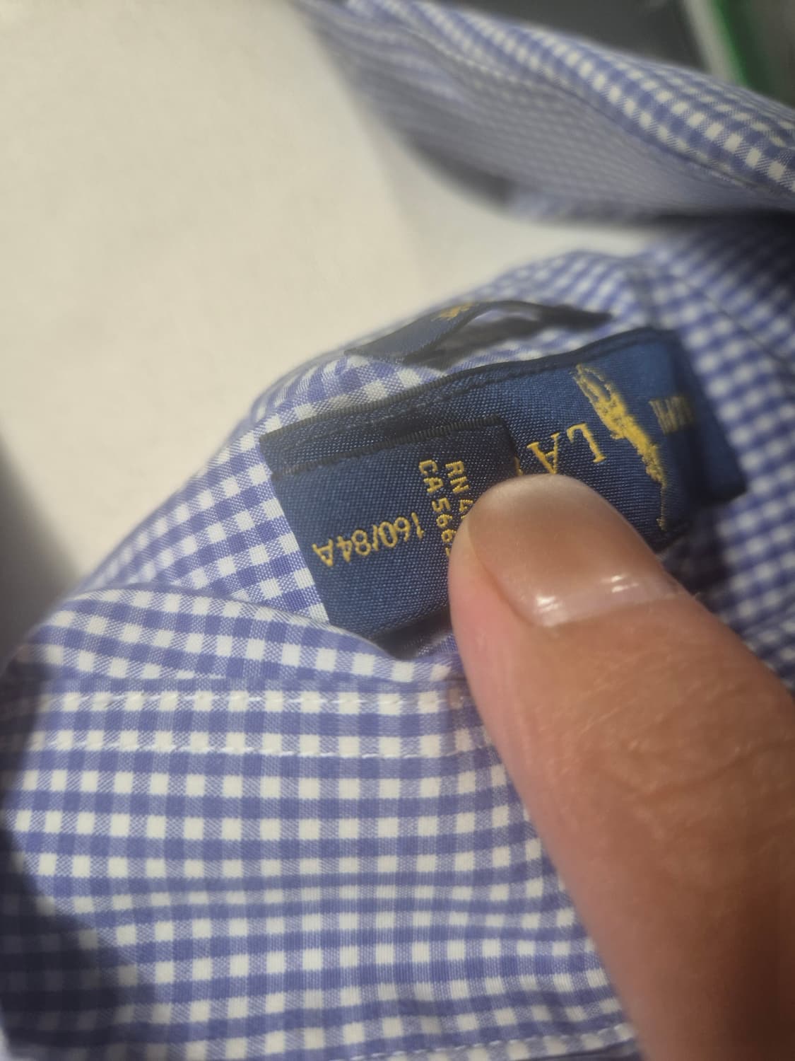 폴로 랄프로렌 체크 남방 상품이미지3