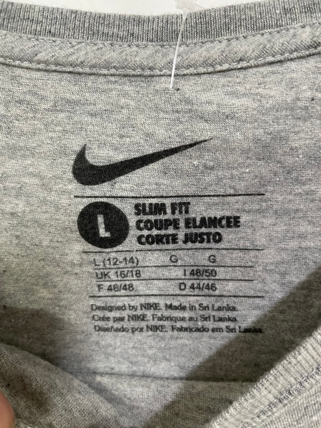 나이키 스우시 반팔 티셔츠 그레이 상품이미지6