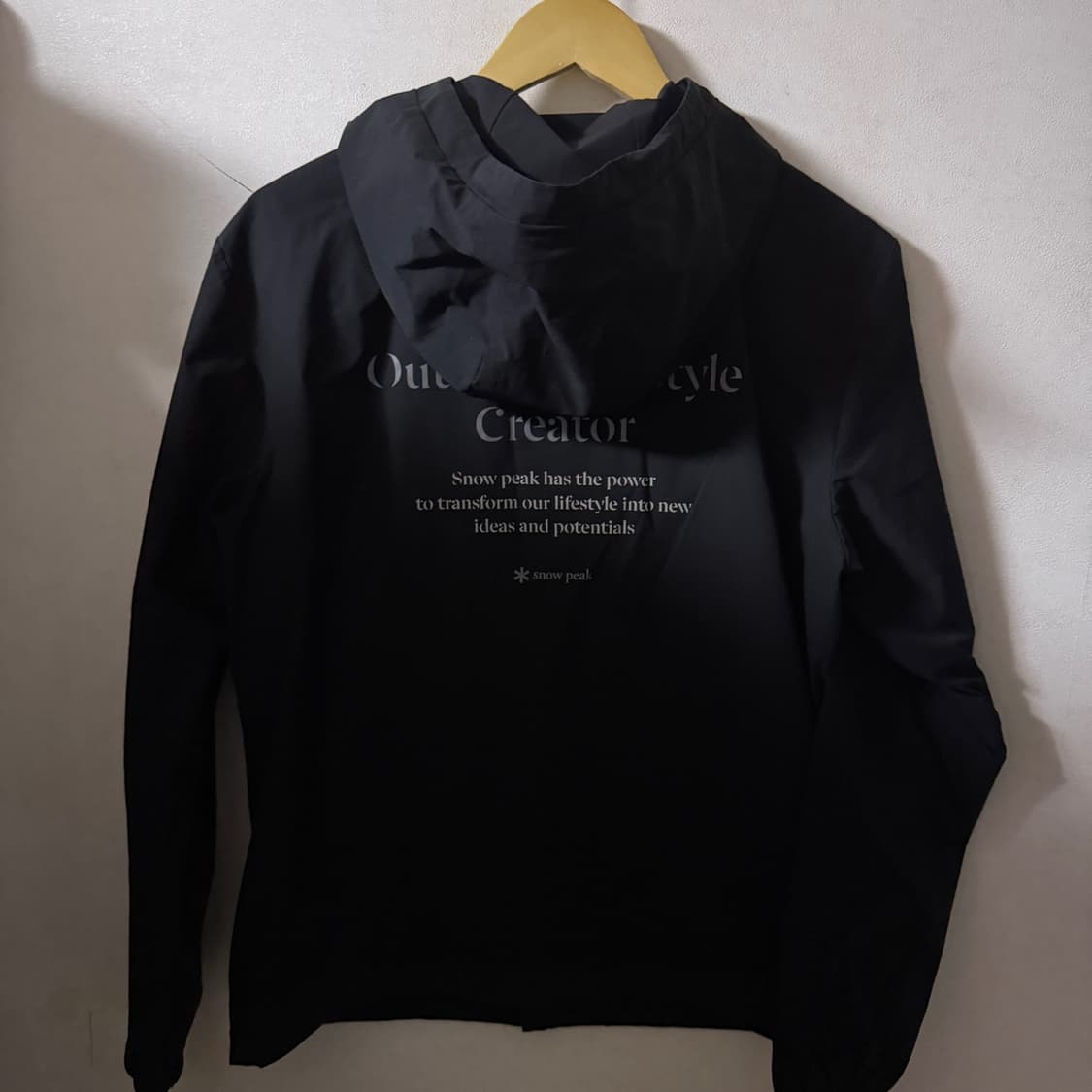 스노우피크 남성 간절기 바람막이 점퍼 S (남성 95정도) 상품이미지5