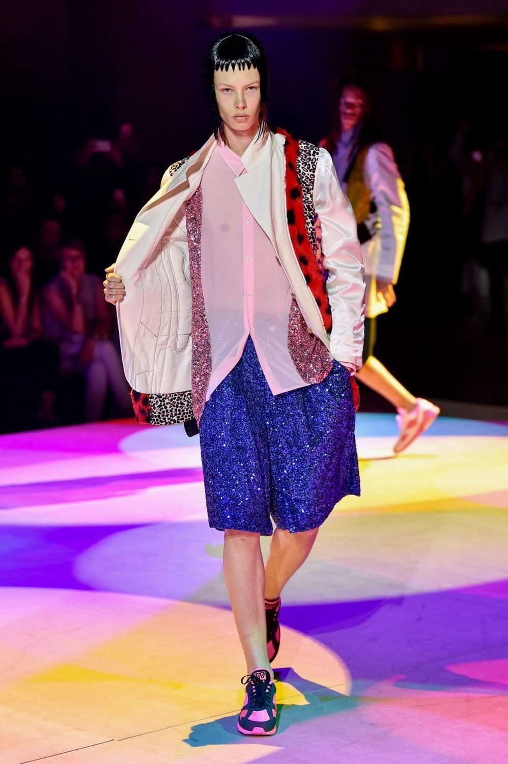 꼼데가르송 옴플 18SS 스팽글 도킹 오버 셔츠 상품이미지2