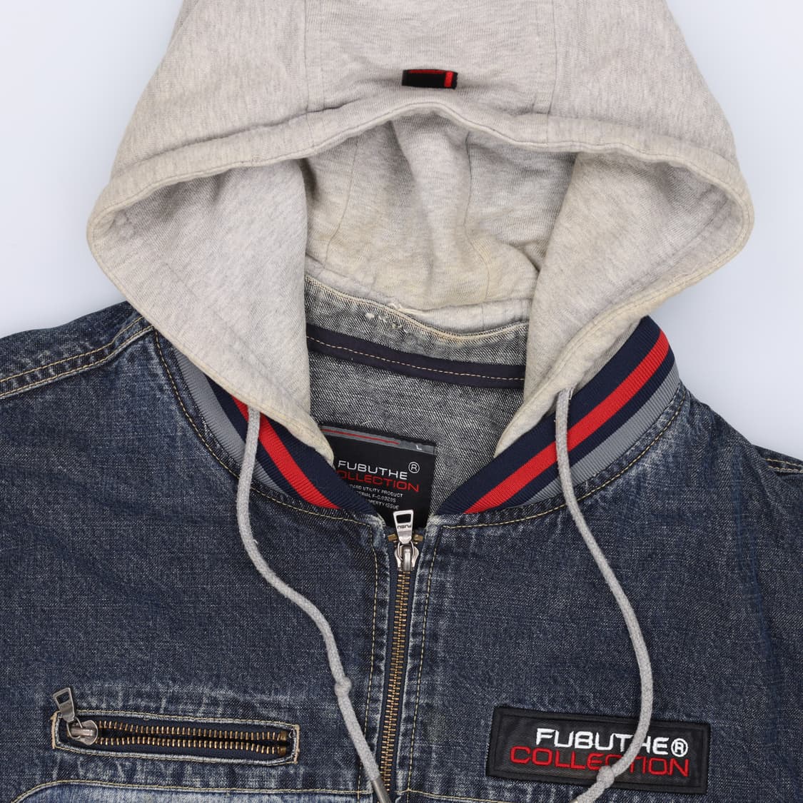 100 Fubu 후드데님 자켓 0507H1 상품이미지4
