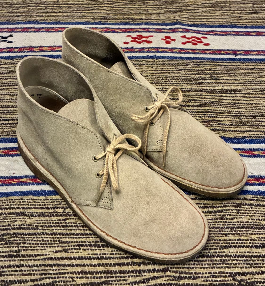 (260/us8)클락스 스웨이드 샌드 베이지 데저트부츠 처카부츠 상품이미지1