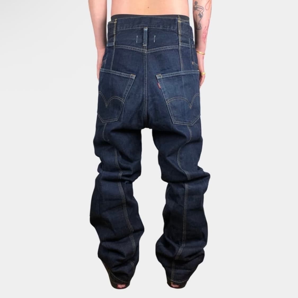 준야와타나베 리바이스 절개 데님 상품이미지1