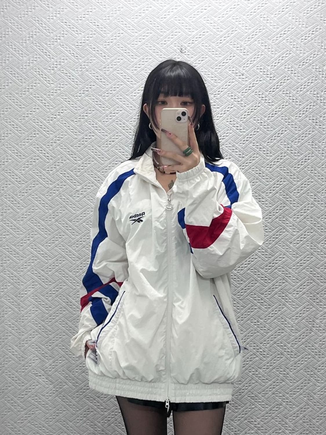 리복 레전드 올드스쿨 레트로 빈티지 바람막이 자켓 XXL C12025 상품이미지1